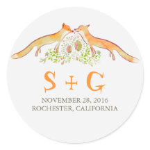 Vinhetas de Casamento de Raposas