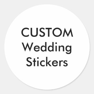 Adesivo Redondo Vinhetas de Casamento Personalizadas 3" ROUND GLOS