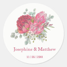 Vinhetas De Casamento Por Aquarelas De Protea Flow