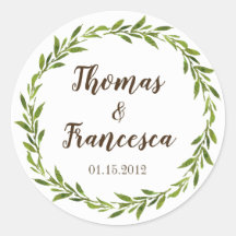 Vinhetas de Casamento Rustic Watercolor