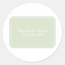 Vinhetas de Casamento Simplesmente Elegante Verde