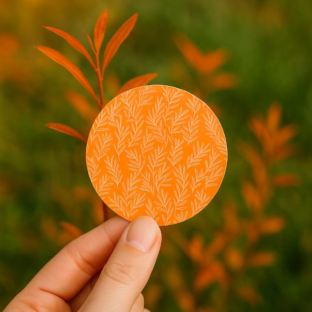 Adesivo Redondo Vinhetas de cheio (Criador carregado)