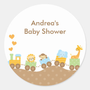 Adesivo Redondo Vinhetas De Comboio