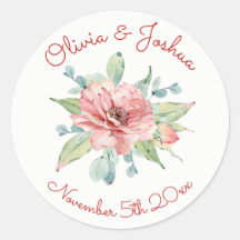 Vinhetas de Design de Casamento com Flor de Água