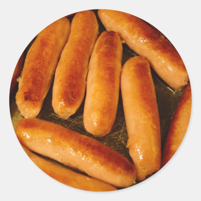 Adesivo Redondo Vinhetas de enchidos (Frente)