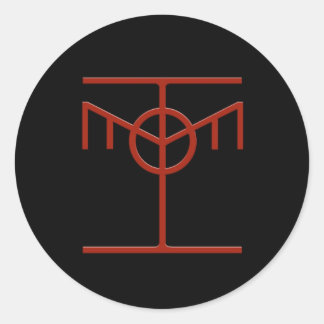 Adesivo Redondo Vinhetas de Ícones Éticos do Hacker