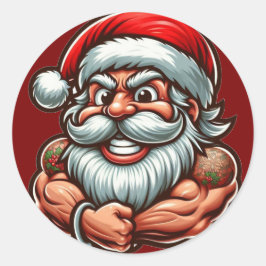 Adesivo Redondo Vinhetas de Natal