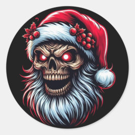 Adesivo Redondo Vinhetas de Natal