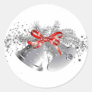 Adesivo Redondo Vinhetas de Natal