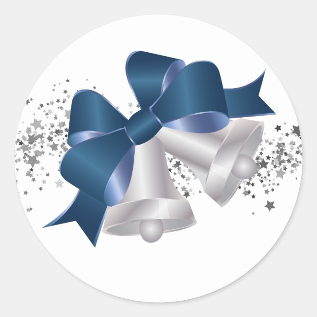 Adesivo Redondo Vinhetas de Natal (Frente)