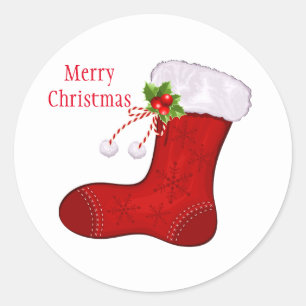 Adesivo Redondo Vinhetas de Natal