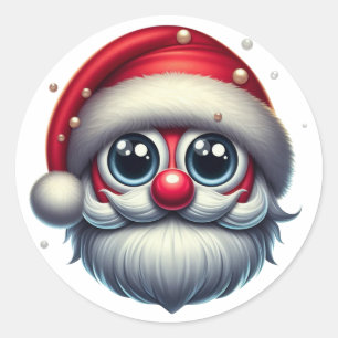 Adesivo Redondo Vinhetas de Natal