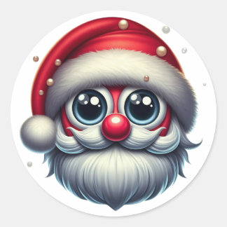 Adesivo Redondo Vinhetas de Natal