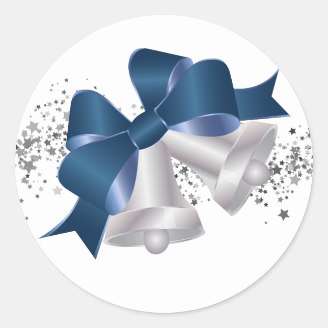 Adesivo Redondo Vinhetas de Natal (Frente)