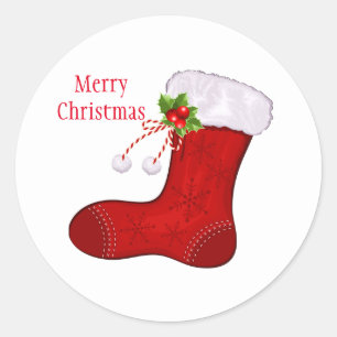 Adesivo Redondo Vinhetas de Natal