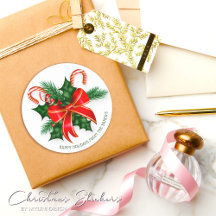 Vinhetas de Natal de Canas Modernas Simples