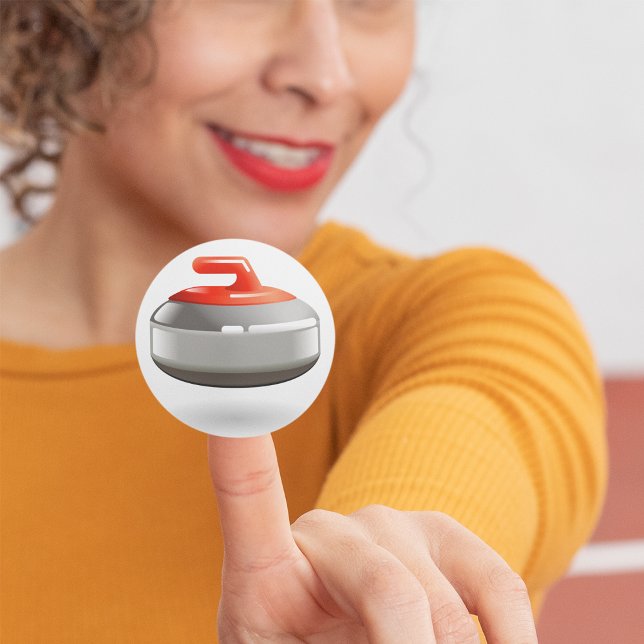 Adesivo Redondo Vinhetas de Pedra Curva (Criador carregado)