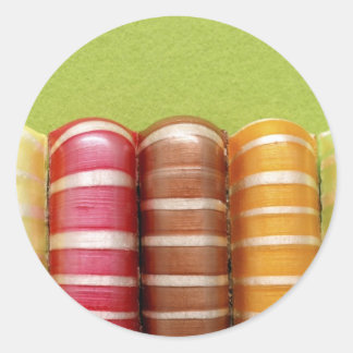 Adesivo Redondo Vinhetas de pirulito
