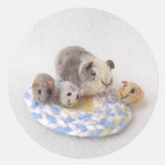 Adesivo Redondo Vinhetas de porco