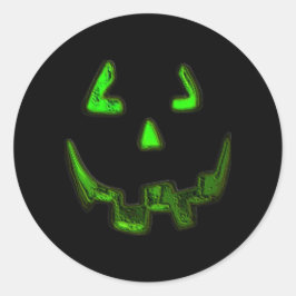 Adesivo Redondo Vinhetas De Pumpkin