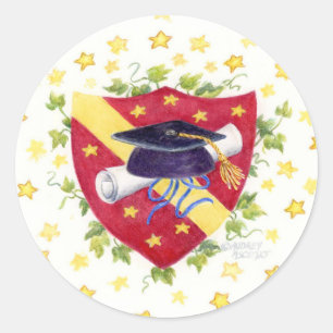 Adesivo Redondo Vinhetas de repouso para gradação