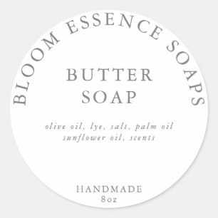 Adesivo Redondo Vinhetas de sabão