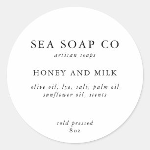 Adesivo Redondo Vinhetas de sabão