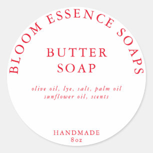 Adesivo Redondo Vinhetas de sabão