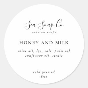 Adesivo Redondo Vinhetas de sabão