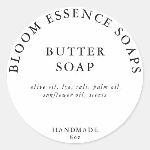 Adesivo Redondo Vinhetas de sabão