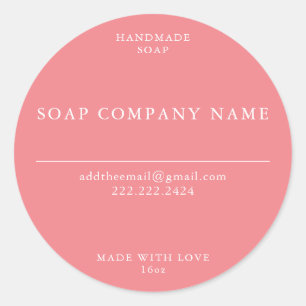 Adesivo Redondo Vinhetas de sabão