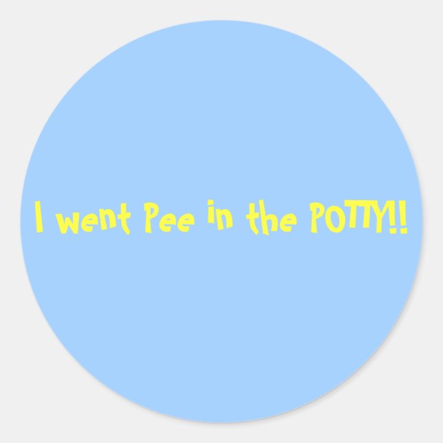 Adesivo Redondo Vinhetas de treino de popa (Frente)