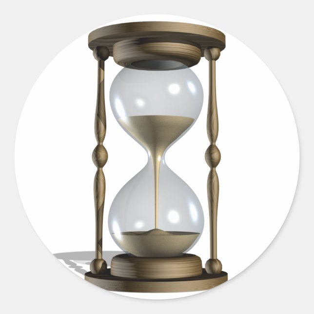 Adesivo Redondo Vinhetas de vidro (Frente)