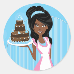 Adesivo Redondo Vinhetas Decorativas