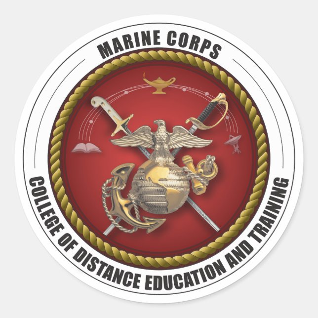 Adesivo Redondo Vinhetas do CDET (Frente)