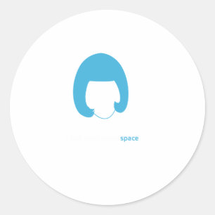 Adesivo Redondo Vinhetas do Espaço