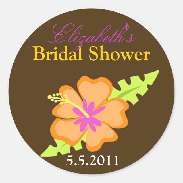 Adesivo Redondo Vinhetas-favoritas personalizáveis de chocolate Hi (Frente)