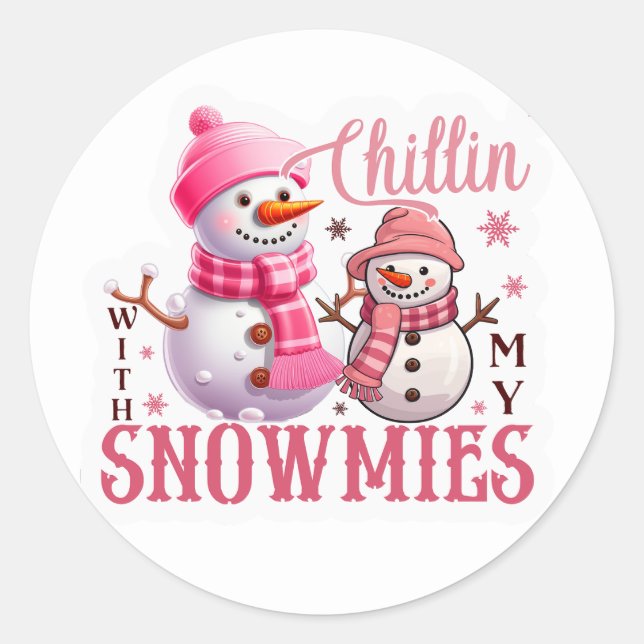 Adesivo Redondo Vinhetas Festivas (Frente)