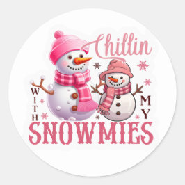 Adesivo Redondo Vinhetas Festivas