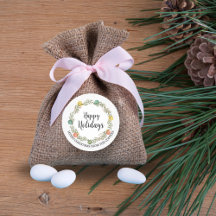 Vinhetas Festivas de Feriados Felizes