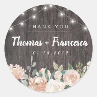 Adesivo Redondo Vinhetas Florais Russas de Cordas Boêmicas