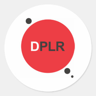 Adesivo Redondo Vinhetas grandes