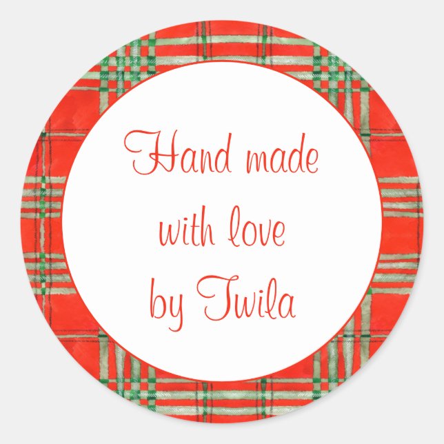 Adesivo Redondo Vinhetas "Mão Feita", redondas, de 1,5", "SCOTT TA (Frente)