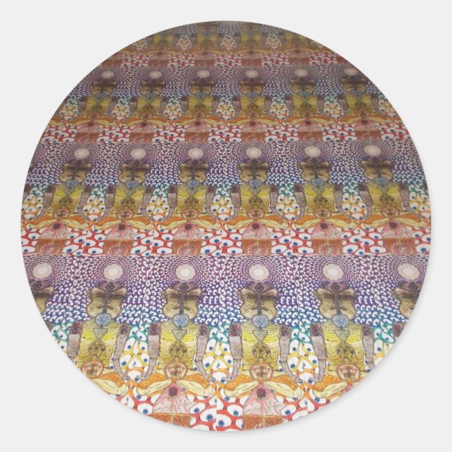 Adesivo Redondo Vinhetas mega impressão (Frente)