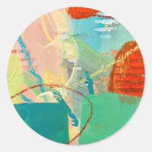 Adesivo Redondo Vinhetas na Design de playground