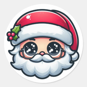 Adesivo Redondo Vinhetas Natal
