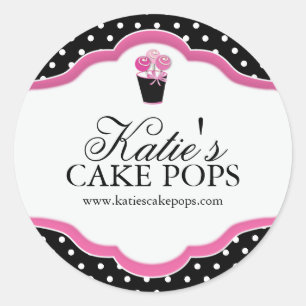 Adesivo Redondo Vinhetas para embalagens de panificação grande