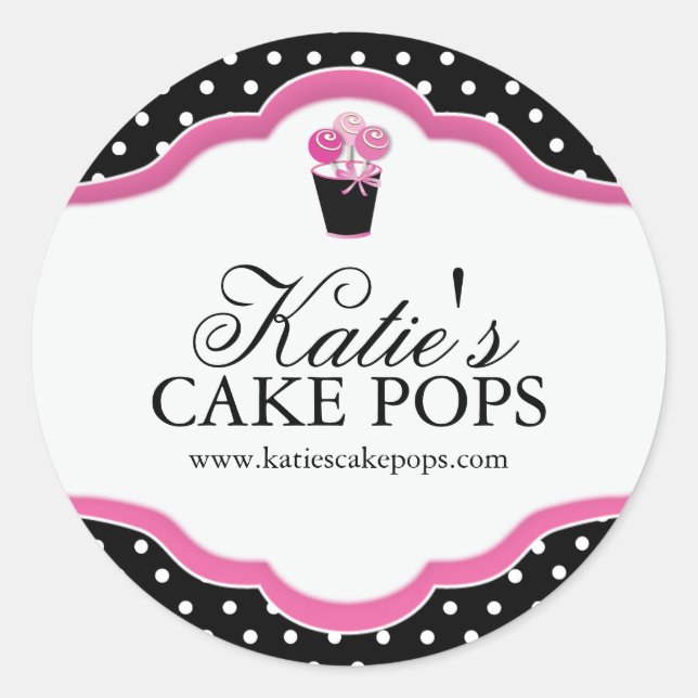 Adesivo Redondo Vinhetas para embalagens de panificação grande (Frente)