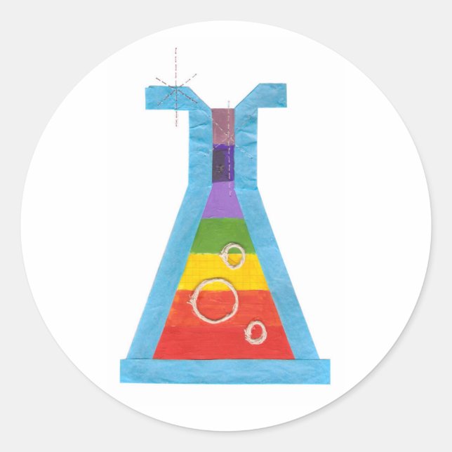 Adesivo Redondo Vinhetas para Frascos de Volcano (Frente)