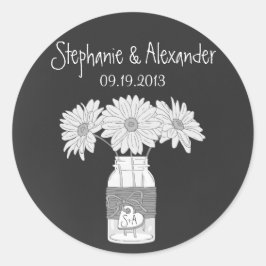Adesivo Redondo Vinhetas personalizadas de favores personalizadas